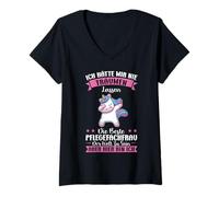 Mujer Mejor Pflegefachfrau Der Welt Krankenhaus Camiseta Cuello V