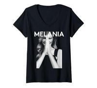 Mujer Melania Crypto Meme Moneda, Melania Meme Criptomoneda Camiseta Cuello V