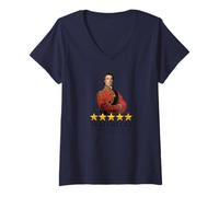 Mujer Meme de Historia Inglesa - Batalla de Waterloo - Wellington Camiseta Cuello V