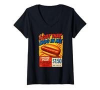 Mujer Meme Hotdog I Got That Dog In Me Hot Dogs Combo Camiseta Cuello V