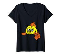 Mujer Memoria Goldfish - Recordando a Corto Plazo - Olvídate Camiseta Cuello V
