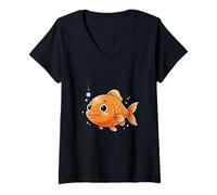 Mujer Memoria Goldfish - Recordando a Corto Plazo - Olvídate Camiseta Cuello V