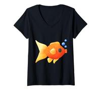 Mujer Memoria Goldfish - Recordando a Corto Plazo - Olvídate Camiseta Cuello V