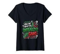 Mujer Mercado de valores Inversor Funny Day Trader Stock Trading Camiseta Cuello V