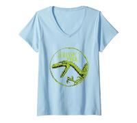 Mujer Mercancía de Parque Jurásico: Jurassic Park Raptor Camiseta Cuello V