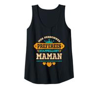 Mujer Mes personnes préférées m'appellent Maman Camiseta sin Mangas