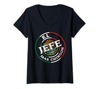 Mujer Mexican Chingon Saying Souvenir Slang Sarcastic Chingona Camiseta Cuello V