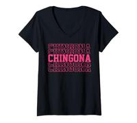 Mujer Mexican Girl Power Tee Latina Attitude Strong Latina Woman Camiseta Cuello V