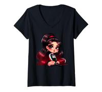 Mujer Mexican Latina Strength & Pride Tee - Mexican Woman Power Camiseta Cuello V