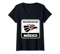 Mujer Mexican Proud Heritage Souvenirs Squad Family Matching Group Camiseta Cuello V