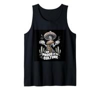 Mujer mexicana diciendo que estoy orgulloso de mi cultura Camiseta sin Mangas