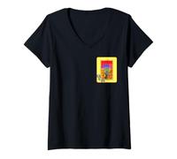 Mujer México Fiesta Celebración Vida Muerte Familia Equinoccio Azteca Camiseta Cuello V
