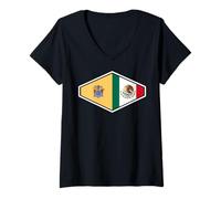 Mujer Mexico Heritage: New Jersey Pride Camiseta Cuello V