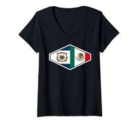 Mujer Mexico Heritage: West VA Pride Camiseta Cuello V