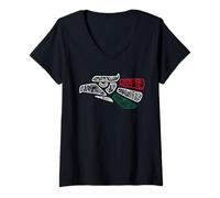 Mujer México Nación Mexicana Mariachi Azteca Mexicano Mayas Mexas Camiseta Cuello V