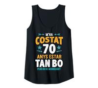 Mujer M'ha Costat 70 Anys Català Samarreta 70 Cumpleaños 70 Años Camiseta sin Mangas