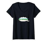 Mujer Mi Amante de los superhéroes Entusiasta Fan de los superhéroes Camiseta Cuello V