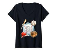 Mujer Mi chico no siempre se balancea, pero lo hago así que cuida tu boca Camiseta Cuello V