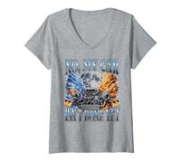 Mujer Mi Coche aún no está Terminado con un Motor Turbo sobrealimentado Camiseta Cuello V