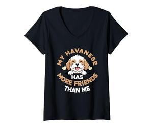 Mujer Mi Habanero Tiene más Amigos Que yo Camiseta Cuello V