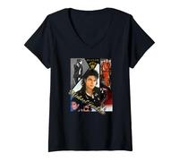Mujer Michael Jackson 021 Camiseta Cuello V