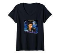 Mujer Michael Jackson 702 Camiseta Cuello V