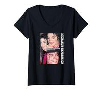 Mujer Michael Jackson 711 Camiseta Cuello V