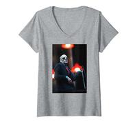 Mujer Michael Stipe R.E.M. Murrayfield Concert Monster Album Era Camiseta Cuello V