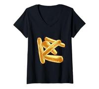 Mujer Microbioma Salud Intestinal Microbiota Camiseta Cuello V