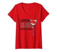 Mujer Miembro del Open Heart Surgery Survivor Zipper Club Obtén un Camiseta Cuello V