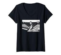 Mujer Mike Tyson Campeón Mundial de Boxeo Pesado en Wembley 1987 Camiseta Cuello V