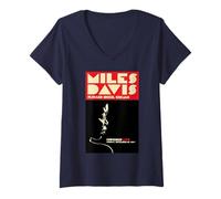 Mujer Miles Davis Níquel enchufado Chicago 1967 Camiseta Cuello V