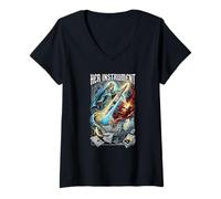 Mujer Milicia de la Inmaculada San Maximiliano Kolbe Católica Camiseta Cuello V