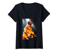 Mujer Million Dead Singer Frank Turner Folk Rock de Andy Willsher Camiseta Cuello V