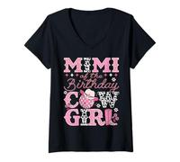 Mujer Mimi of The Birthday Cowgirl Rodeo Fiesta de cumpleaños en Miami Camiseta Cuello V