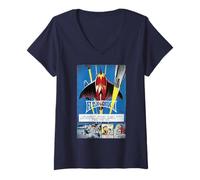 Mujer Ming La Flota De Cohetes Sin Piedad Retro Comic Camiseta Cuello V