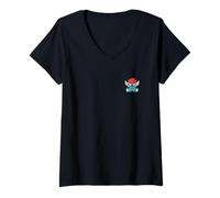 Mujer Minimalist Fantasy Creature Monster Simple Troll Camiseta Cuello V