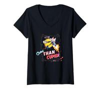 Mujer Minions Cuter Than Cupid Camiseta Cuello V