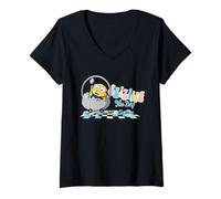 Mujer Minions Easter Seizing The Day Camiseta Cuello V