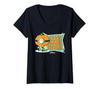 Mujer Minions Last Minute Costume Camiseta Cuello V