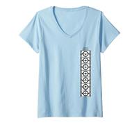 Mujer Minions & Monsters Goggle Film Strip Camiseta Cuello V