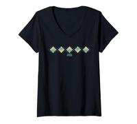 Mujer Minions & Monsters Henry Shocked Adventure Camiseta Cuello V