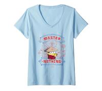 Mujer Minions & Monsters Master of Nothing Camiseta Cuello V