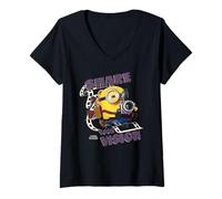 Mujer Minions & Monsters Share Your Vision Camiseta Cuello V