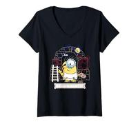 Mujer Minions & Monsters Vision Is An Art Camiseta Cuello V