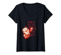 Mujer Minions Stuart Lunar New Year Blossoms Camiseta Cuello V