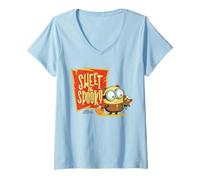 Mujer Minions Sweet and Spooky Camiseta Cuello V