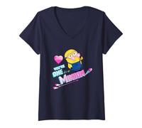 Mujer Minions You’re One in a Minion Camiseta Cuello V