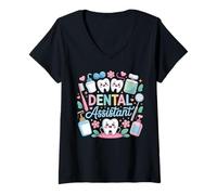 Mujer Mint to Be Dentista Higienista Dental Camiseta Cuello V