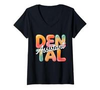 Mujer Mint to Be Dentista Higienista Dental Camiseta Cuello V